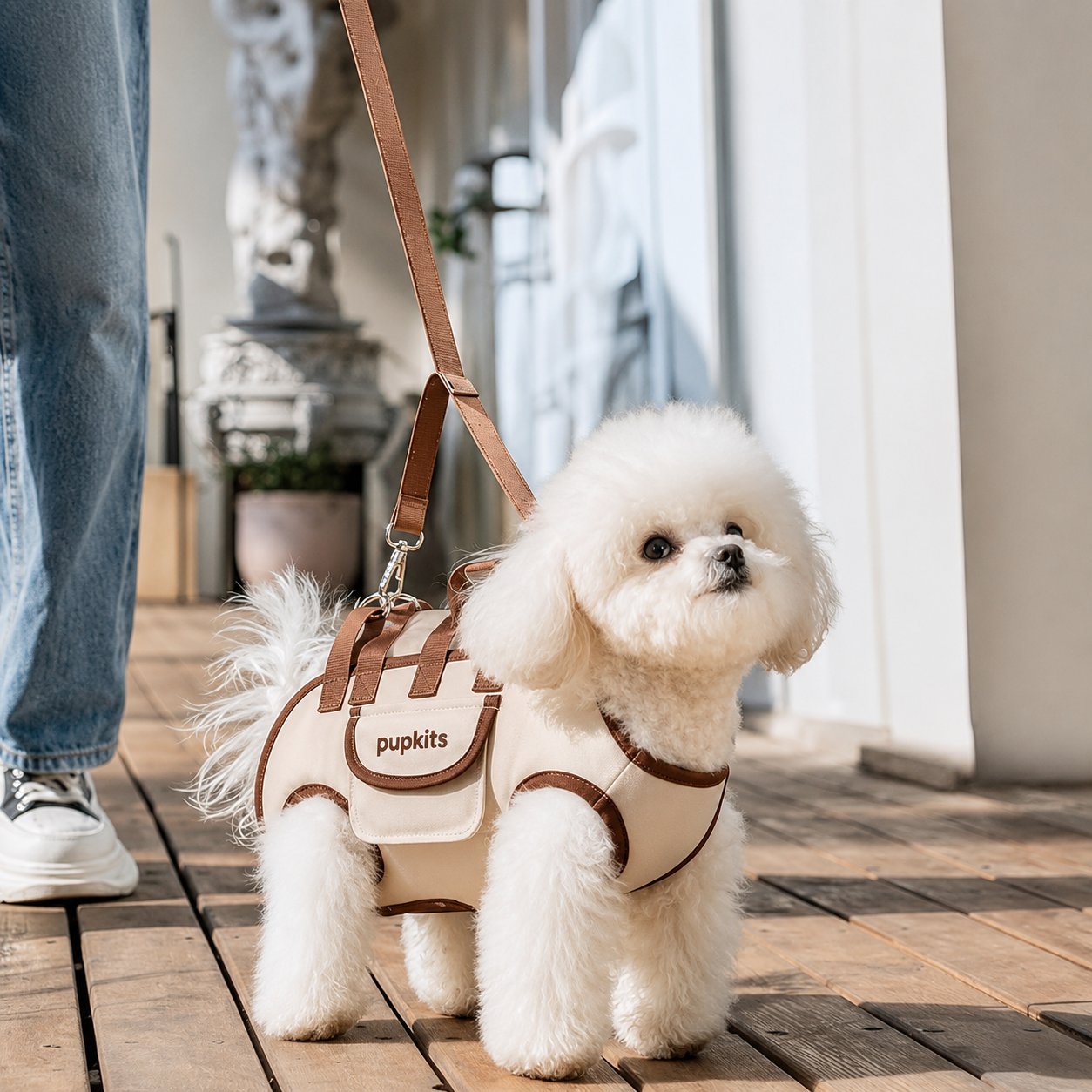 PUPKITS™ Hands-Free Dog Carrier Sling for Small Dogs