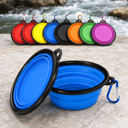PUPKITS™ Collapsible Travel Bowl for Dogs & Cats